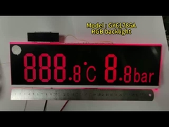 Display LCD a segmento nero Tipo di barra di schermo colore RGB per armadietto di disinfezione