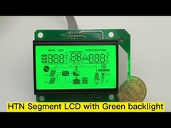 Display LCD segmentato personalizzato Modulo HTN luce di fondo verde positiva per inverter