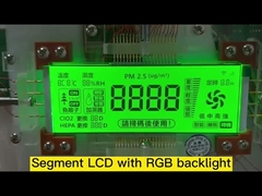 Display LCD 4 Ditig HTN segmentato colore retroilluminazione RGB per purificatore d'aria