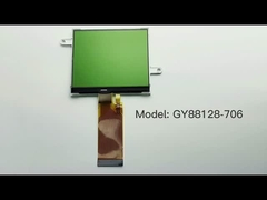 Display LCD COG con retroilluminazione verde Segmento STN riflettente + FPC grafico a 24 pin