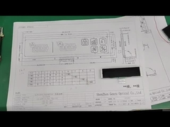 4.5V 9PIN VA LCD Display Bianco Grafica Nero Pannello Lunga Striscia