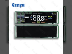 Display LCD VA nero a sette segmenti schermo LCD 5V per attrezzature da golf