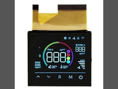 4.5V VA Display LCD Color Segmento nero Pannello 72PIN FPC Connect Per Purificatore d'aria