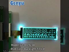 COG Segmento LCD Display TN Negativo 20pin FPC RGB Color Backlight per cronometro
