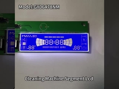 Display LCD di design personalizzato STN Segmento Blu 30PIN per la macchina da pulizia