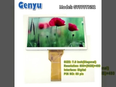 Interfaccia digitale schermo LCD TFT da 7 pollici RGB 800×480 Risoluzione normale Bianco 50 pin