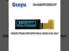 Blu Display OLED da 0,91 pollici 128x32 pixel SSD1306 Driver 15pin Soldering FPC