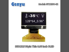 Modulo OLED sottile da 0,96 pollici 128x64 Risoluzione SSD1315 FPC di saldatura a 30 pin