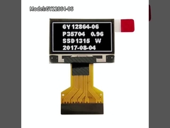 Grafica bianca Display OLED da 0,96 pollici 128*64 punti 0.5mm 30 pin FPC Connector