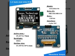 1.3 pollici I2C OLED Display Module Bianco Colore 128x64 Risoluzione SH1106