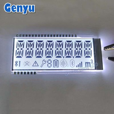 Display LCD TN Bianco 14 Segmenti Cifre Nere Dimensioni personalizzate PIN Connessione