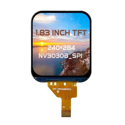 Modulo schermo LCD TFT 1.83 IPS 240*284 con driver IC NV3030B, FPC 15 pin, LCD a colori 4-SPI con touchscreen e resistenza alle alte temperature
