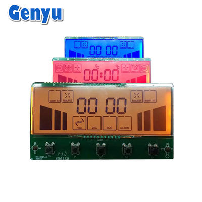 Un buon prezzo. Display LCD FSTN personalizzabile Segmentato positivo 3 colori retroilluminazione per congelatore in linea