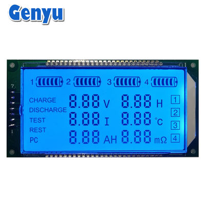 Un buon prezzo. Modulo di visualizzazione a segmento LCD personalizzato HT1621 TN retroilluminazione blu positiva per caricabatterie in linea