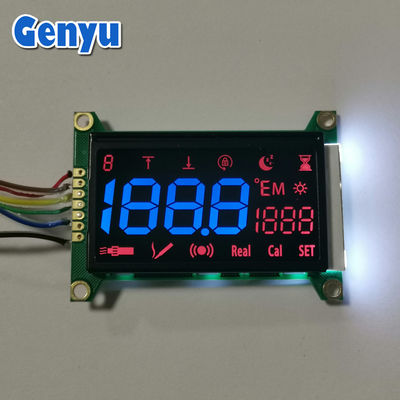 Un buon prezzo. Segmenti blu modulo LCD VA nero 5V LCD Display sfondo bianco con PCB in linea