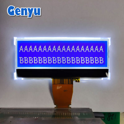 Un buon prezzo. 2.18 pollici COG Display LCD grafico 128x64 punti STN Blu Interfaccia SPI 10PIN in linea