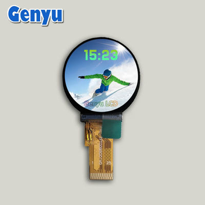 Un buon prezzo. Piccolo Dimensione 0,9 pollici Display LCD TFT Forma rotonda 128x128 Risoluzione Interfaccia SPI in linea