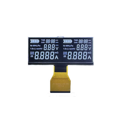 Un buon prezzo. Display LCD VA Segmenti bianchi Sfondo nero 5V FPC Connect in linea