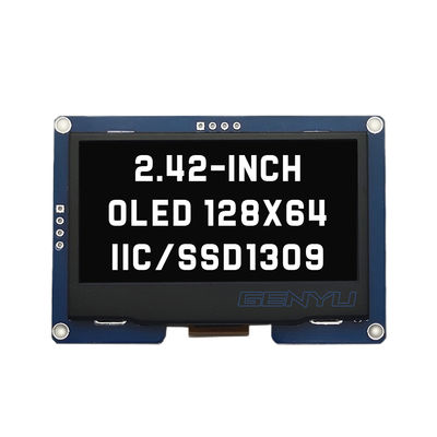 Un buon prezzo. 2.42 Inch OLED Display Module LCM 4 PIN IIC I2C SSD1309 Driver 128x64 Dots in Genyu White/Blue/Yellow/Green in linea