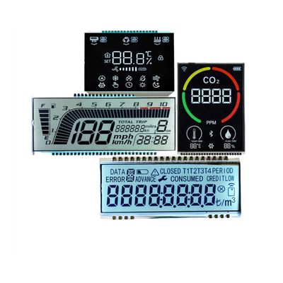 Un buon prezzo. PIN Connector Customized Monochrome Lcd Screen Digital Speedometer Meter Lcd TN HTN FSTN Positive Segment Display in linea