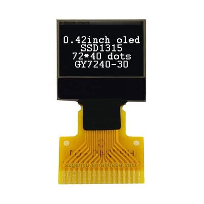 Un buon prezzo. Display Micro OLED 0.42 pollici 72x40 Matrice di punti con interfaccia I2C/SPI per Arduino e Dispositivi Intelligenti in linea