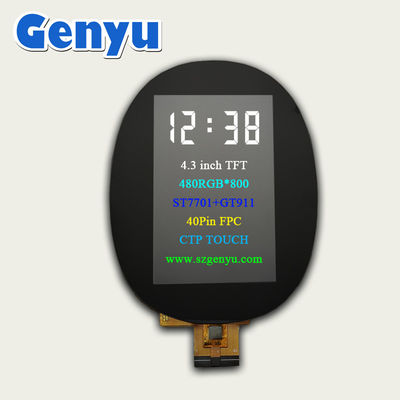 4.3 pollici TFT touch screen LCD capacitivo touch screen 480x800 punti Interfaccia RGB a 40 pin