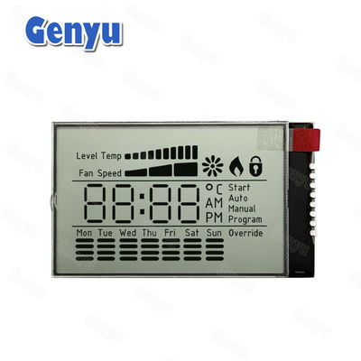 Dimensioni personalizzate COG PIN Segmentato TN Display LCD riflettente Senza retroilluminazione