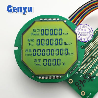 Un buon prezzo. 2.36 pollici Segmento LCD Display Rotondo STN Display LCD Senza retroilluminazione in linea