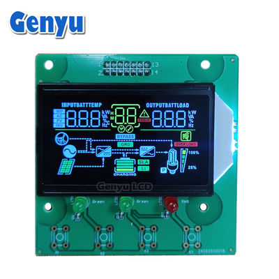 Un buon prezzo. Segmento LCD VA Sfondo nero Icone colore Digiti bianchi per l'inverter in linea