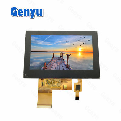 480*272 Display LCD TFT da 4,3 pollici Touchscreen Capacitivo CTP 40 pin FPC 24 bit RGB