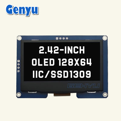 Un buon prezzo. Display OLED monocromo da 2,42 pollici con risoluzione 128x64 SSD1309 Interfaccia I2C in linea