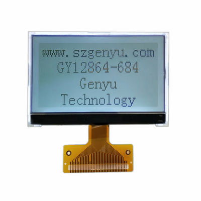 Un buon prezzo. 2.72 pollici 128x64 LCD COG Display Grafico FSTN Screen Positive White Backlight 36PIN FPC in linea