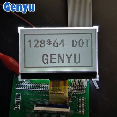 2.9 pollici 128x64 Display LCD grafico FSTN Nero Bianco Trasflettivo Interfaccia SPI 18PIN