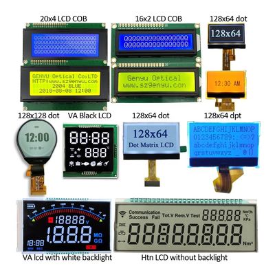 Un buon prezzo. Fstn Monochrome 128x64 dot Graphic Cog LCD 16x2 Lcm Vatn Lcd Digital Segment Screen Custom 7 Segment Lcd Display in linea